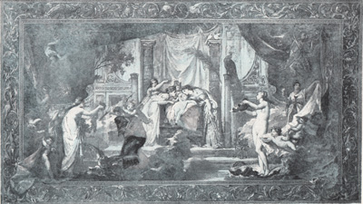 The Fairies' God-daughter
from the painting by A. J. Mazerolle